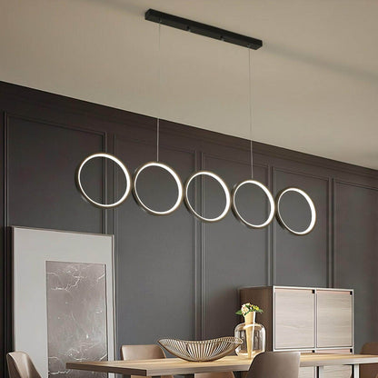 Cascading Linen Pendant Light