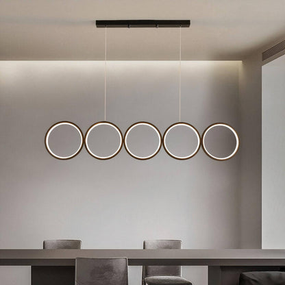 Cascading Linen Pendant Light