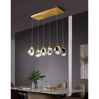 Scalloped Linen Pendant Light