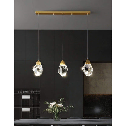 Scalloped Linen Pendant Light