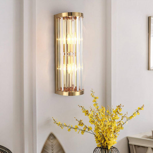 Elegant Linen Shade Wall Light