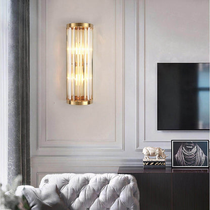 Elegant Linen Shade Wall Light