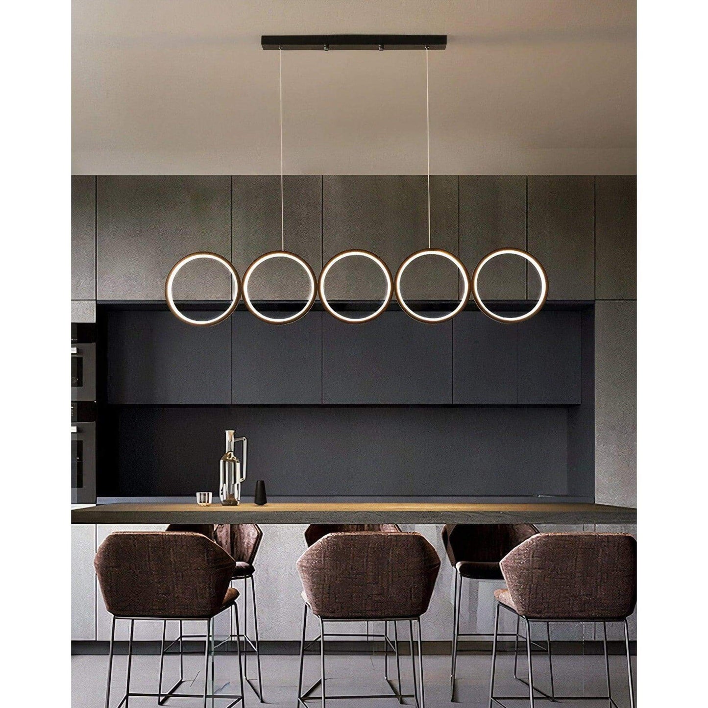 Cascading Linen Pendant Light