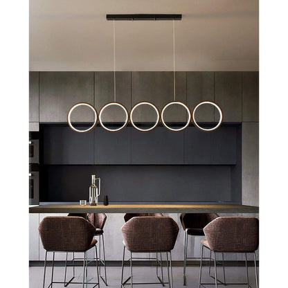 Cascading Linen Pendant Light