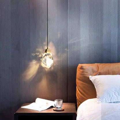 Scalloped Linen Pendant Light