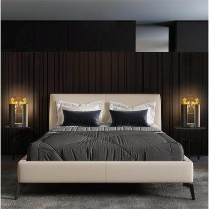Soft Glow Ceramic Bedside Light