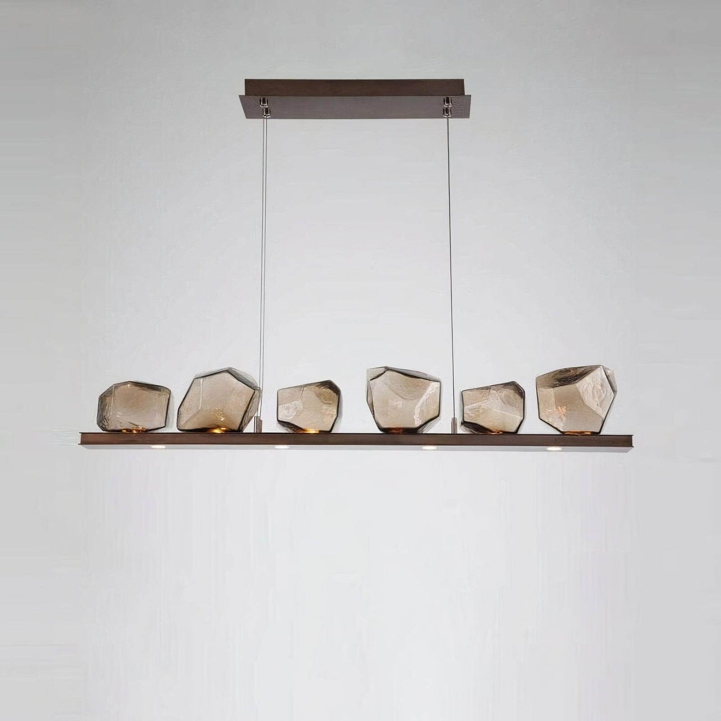 Tiered Natural Rattan Pendant