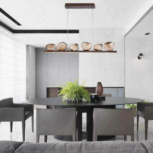 Tiered Natural Rattan Pendant