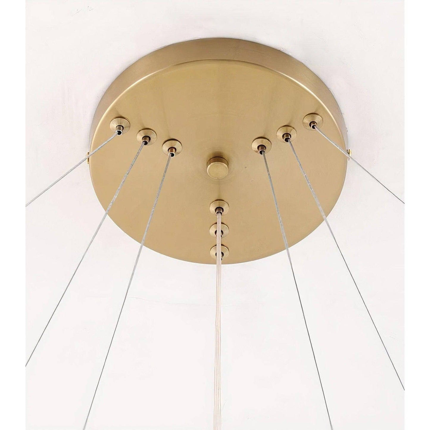 Textured Linen Chandelier