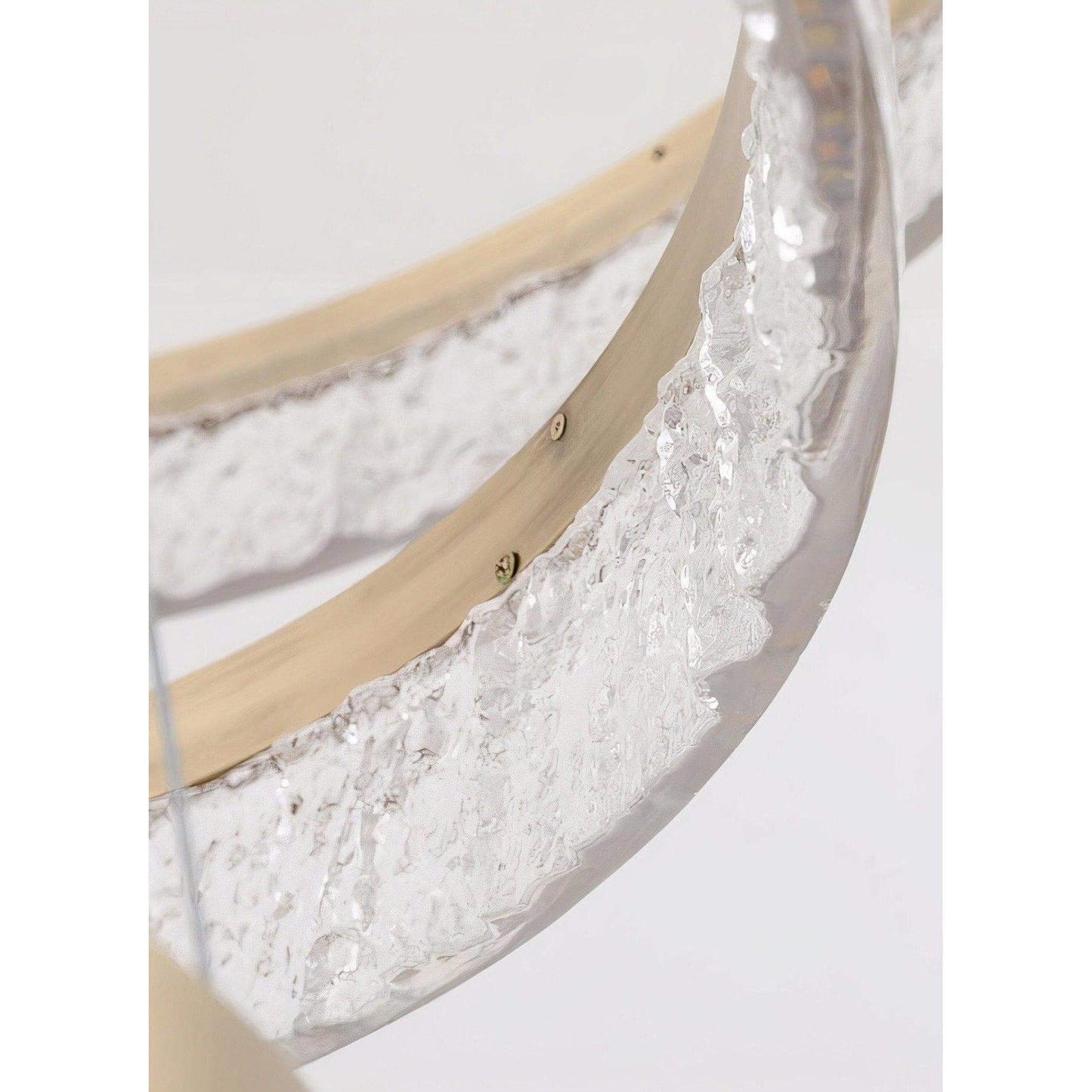 Textured Linen Chandelier