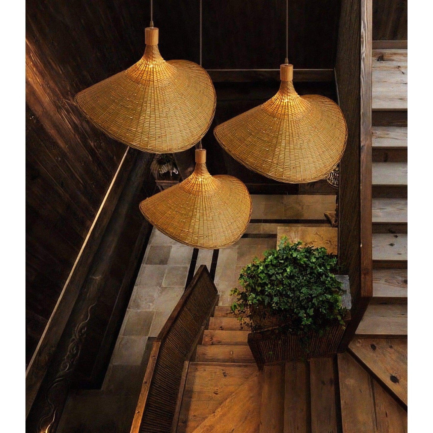 White Linen Dome Pendant Light