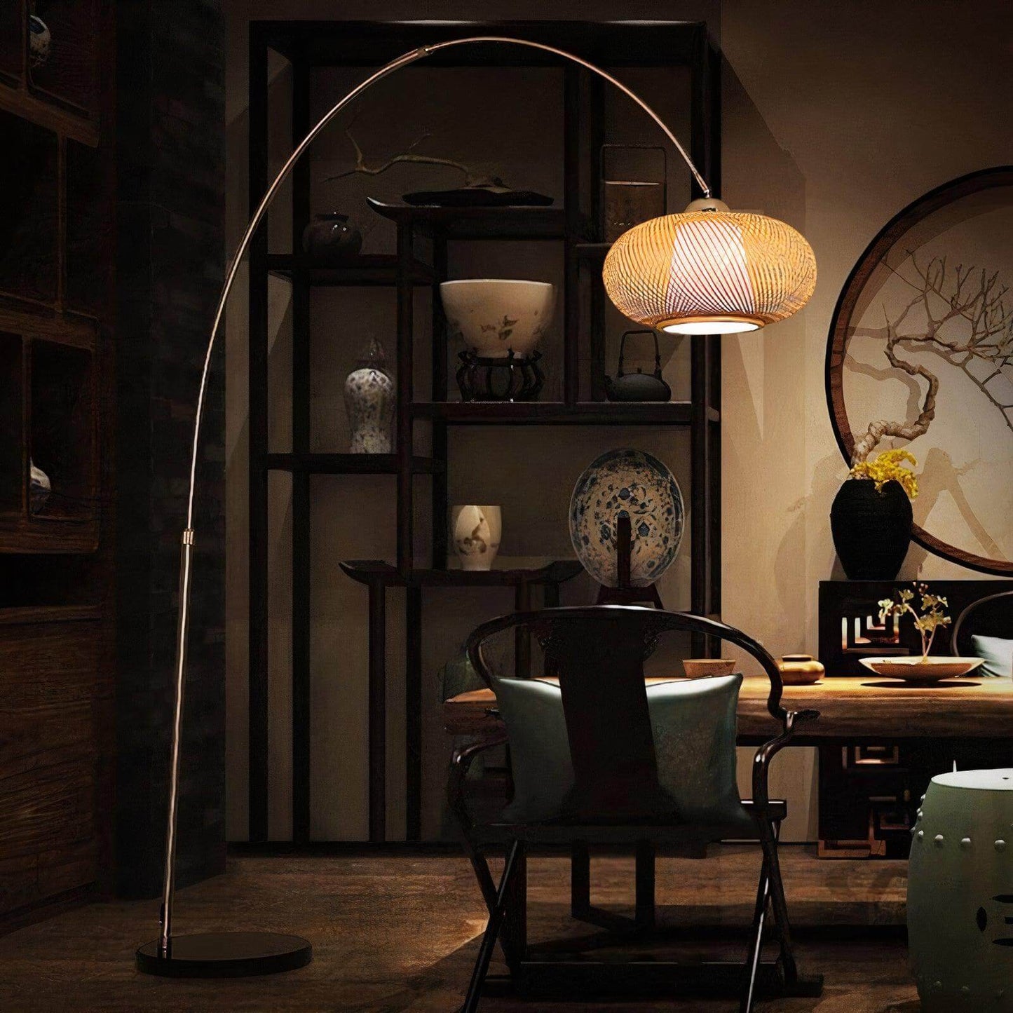 Soft Shade Floor Lighting