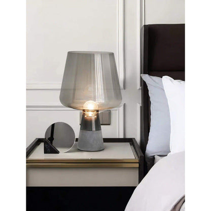 Cream Ceramic Dome Table Lamp