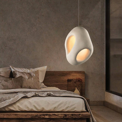 Layered Linen Dome Pendant Light