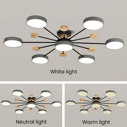 Modern LED Flower Ceiling Light