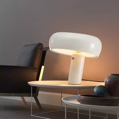 Iconic table lamp with marble base