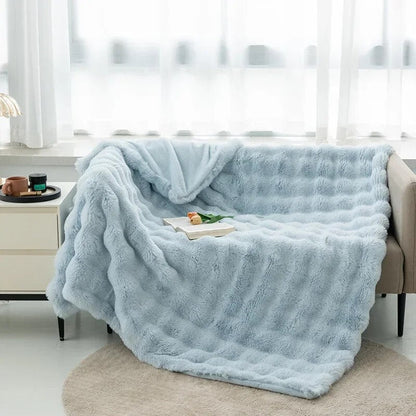 Fluffy Winter Blanket for Coziness