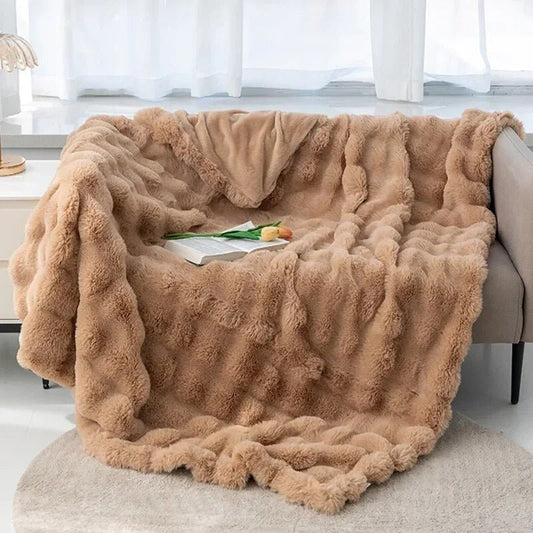 Fluffy Winter Blanket for Coziness