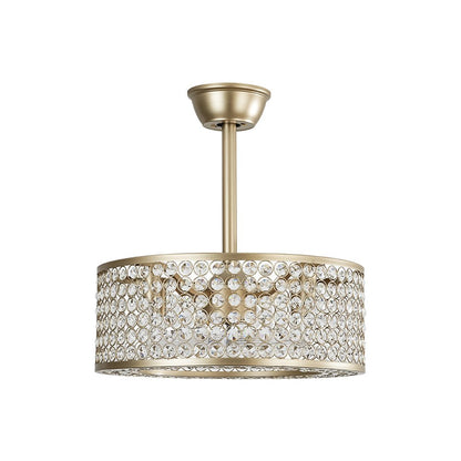 Modern Crystal Ceiling Fan Light