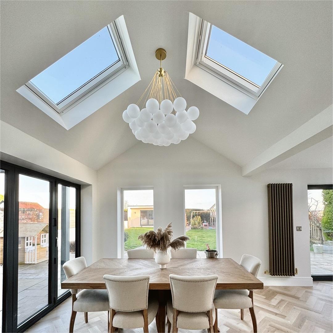 Glass Bubble Cluster Chandelier