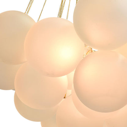 Glass Bubble Cluster Chandelier