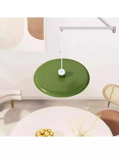 Modern pendant light with swiveling arm