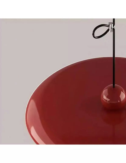 Modern pendant light with swiveling arm