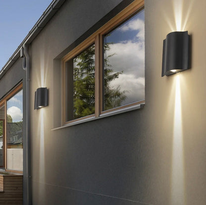Modern Multi-Head Outdoor Wall Light